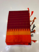 6. NARAYAN PETH CHECKS ( MAROON )