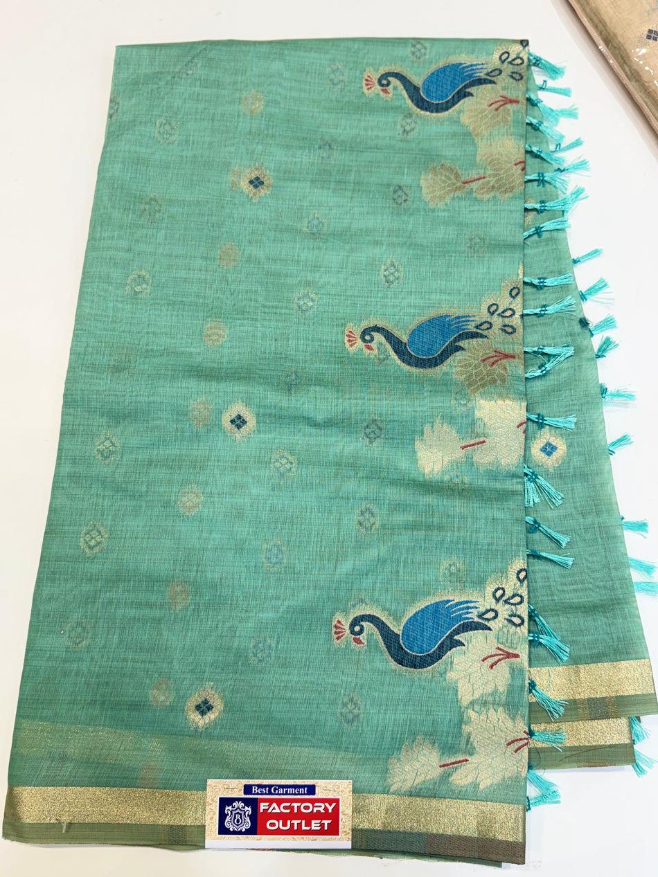 More jamdhani ( aqua green)
