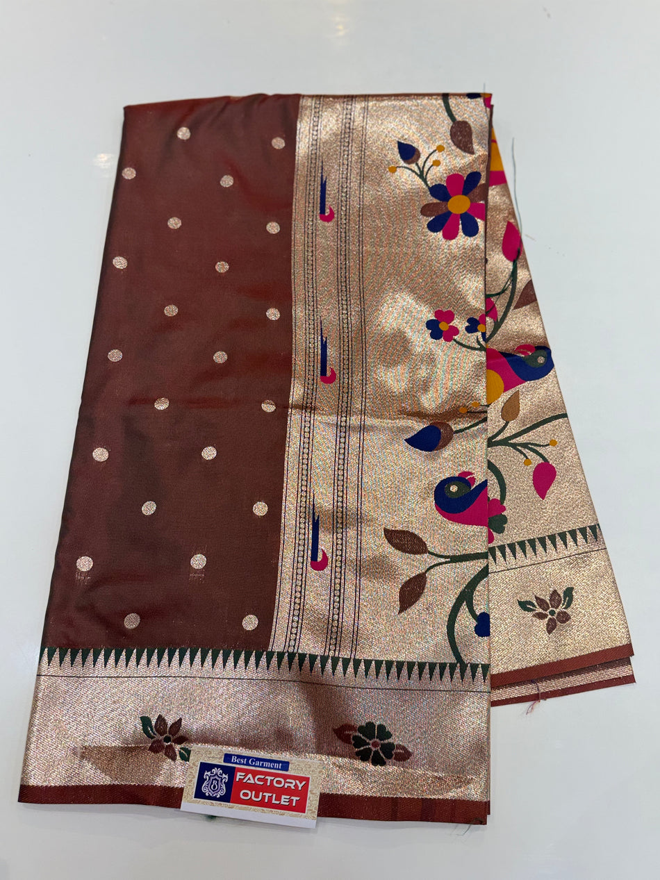 Kop Paithani ( Anjari Colour )