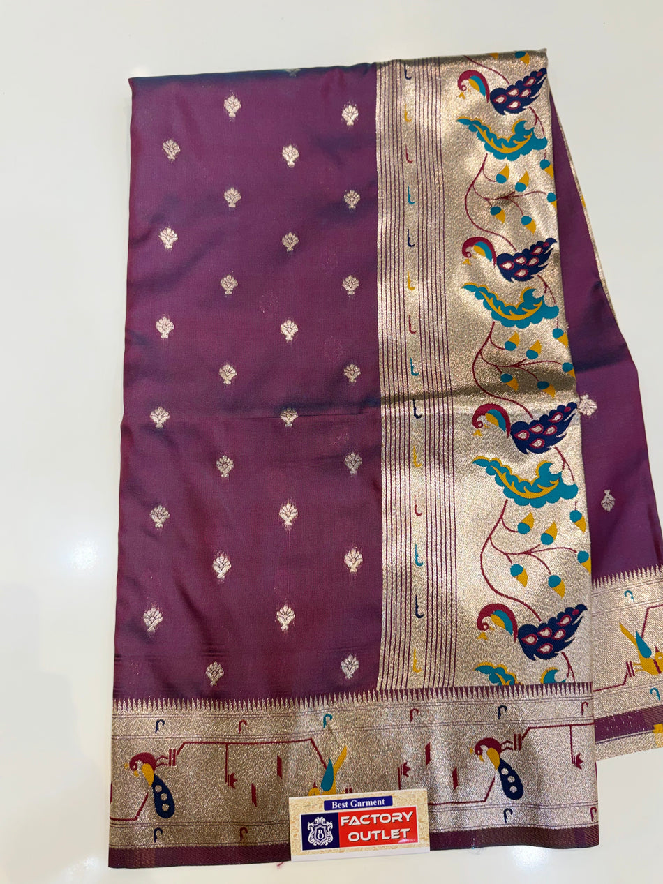 MH Paithani ( light purple colour )