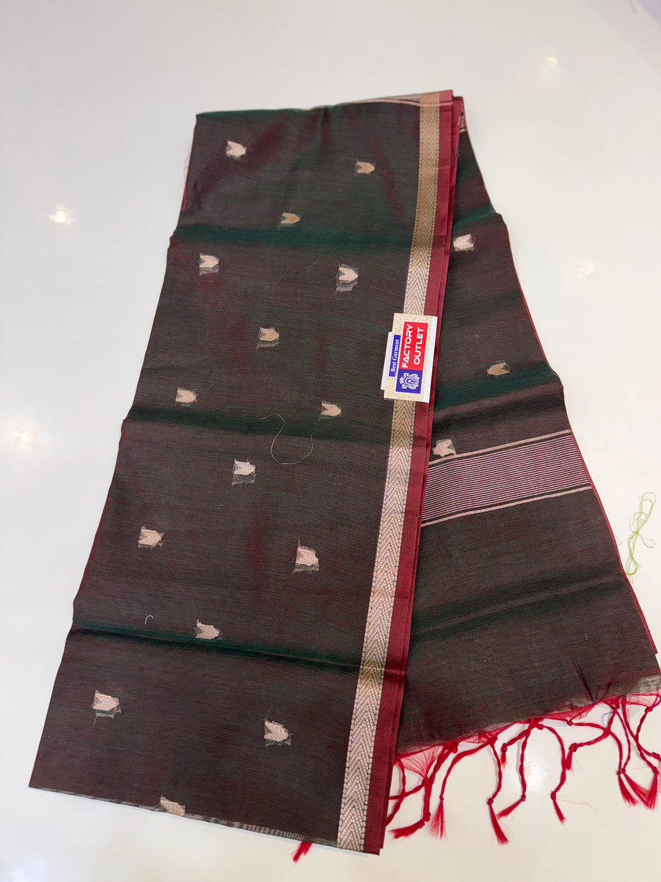 Mahashwari saree ( Anjari Colour )