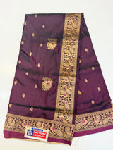 Original Peshwai saree ( wine colour )