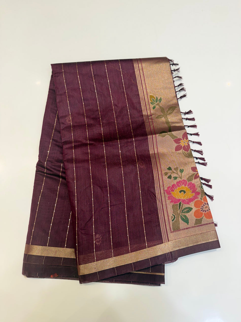 New jamdhani (wine colour )