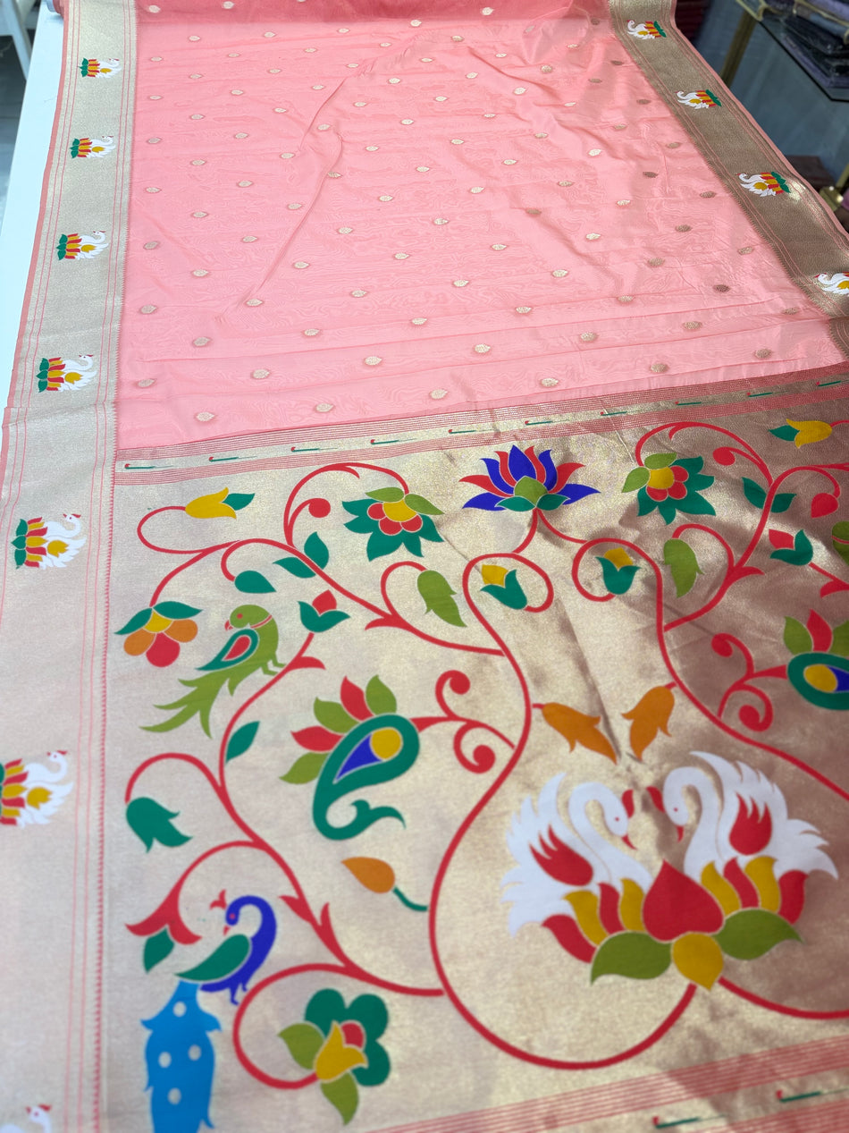 Raj Hans bamboo (dark pink )
