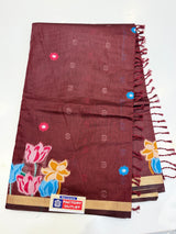 Dark Jamdhani ( maroon colour )