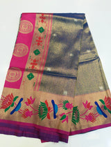 More tissue saree ( purple colour )