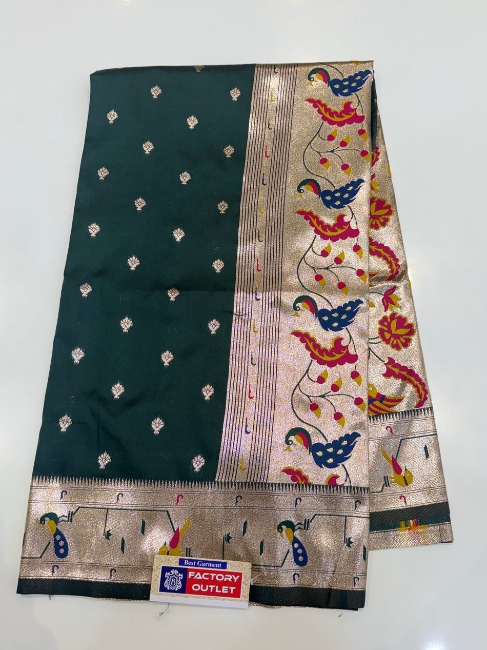 MH Paithani ( green colour )