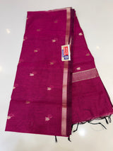 Mahashwari saree ( dark pink )