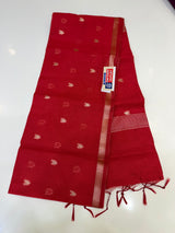 Mahashwari saree ( red colour )