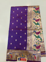 MH Paithani ( purple colour )
