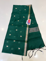 Mahashwari saree ( green colour )