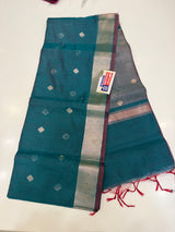 Mahashwari saree M1 (  firta morepanki colour )