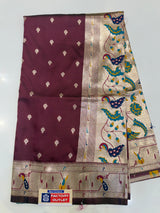 MH Paithani ( wine colour)