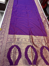 Soft silk plain saree(vangi colour )