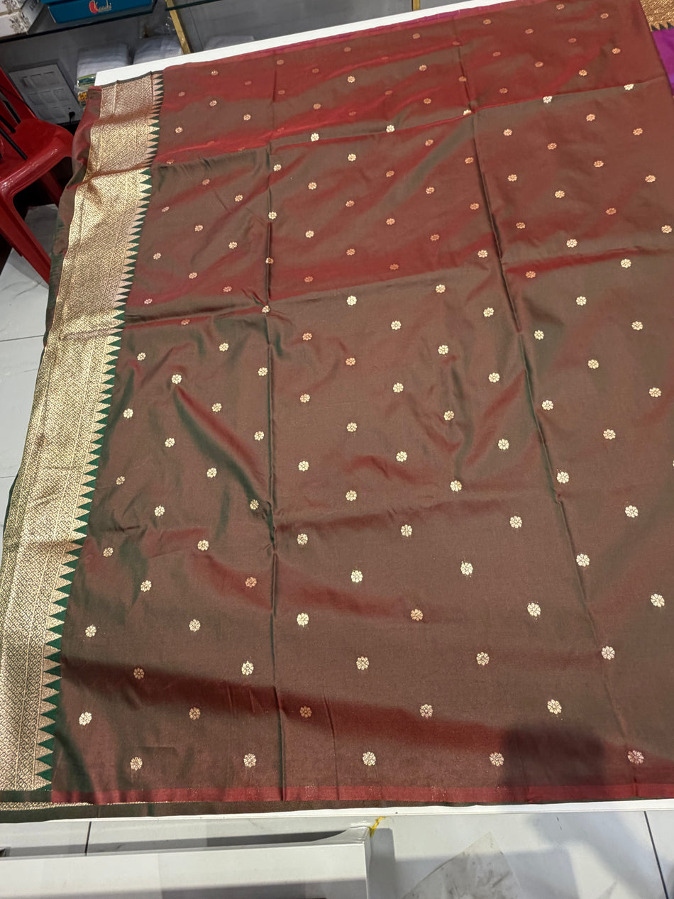 Trending Paithani (vangi colour )