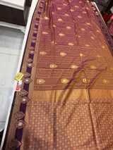 Soft silk trending saree (Anjari Colour )