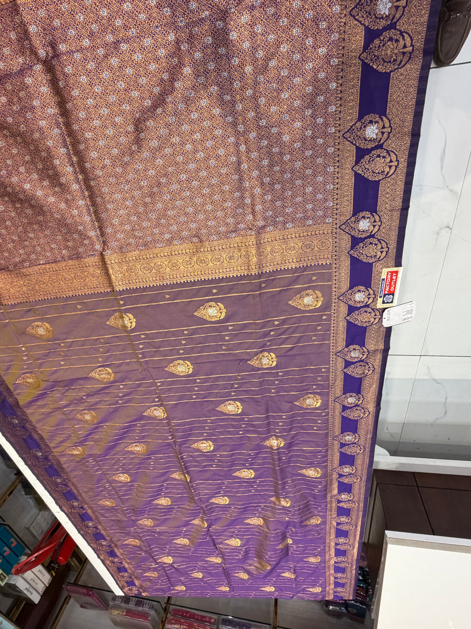 Soft silk trending (purple firta colour )