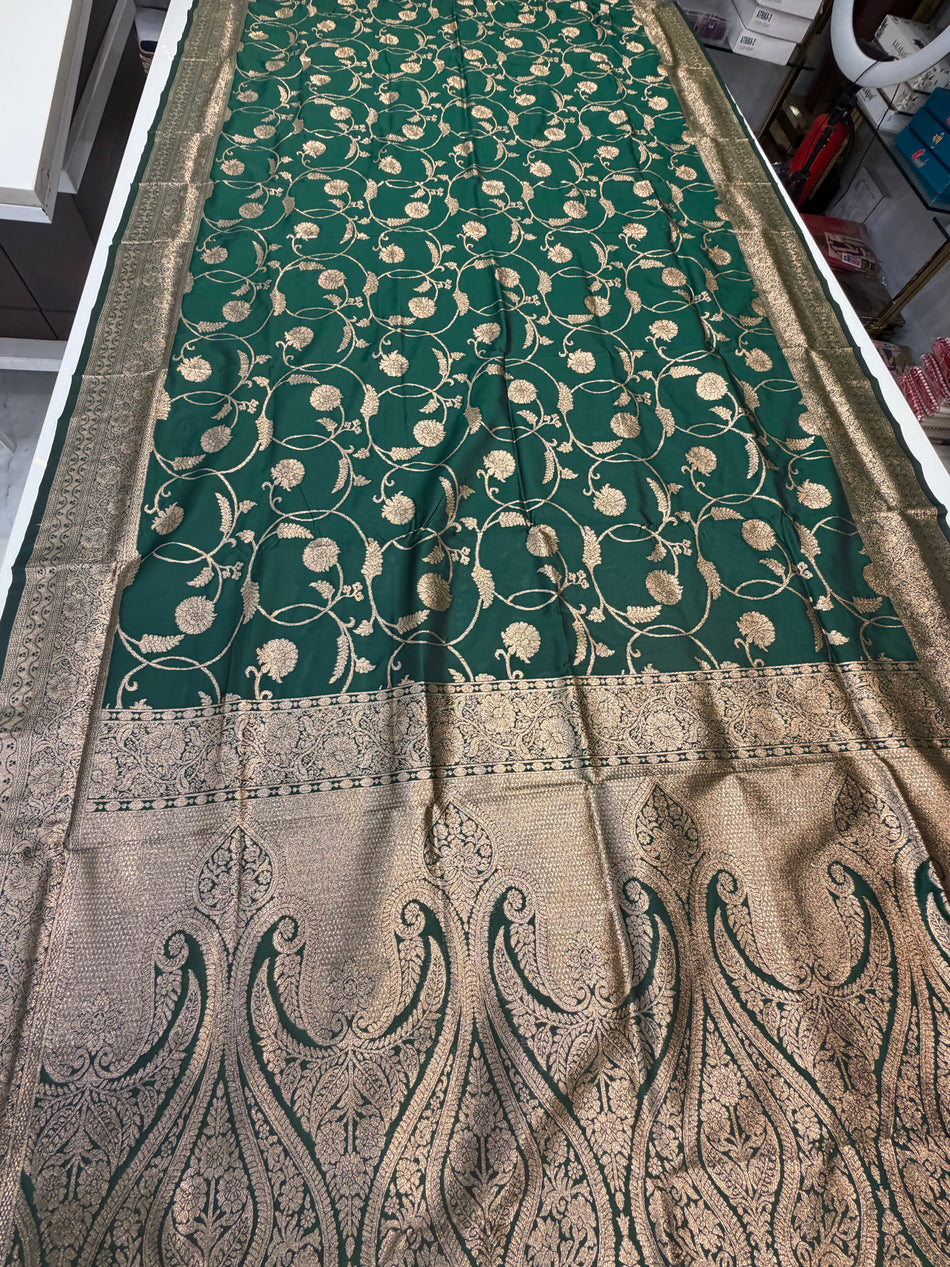 Dola soft silk (green colour )