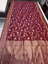 Dola soft silk (maroon colour )