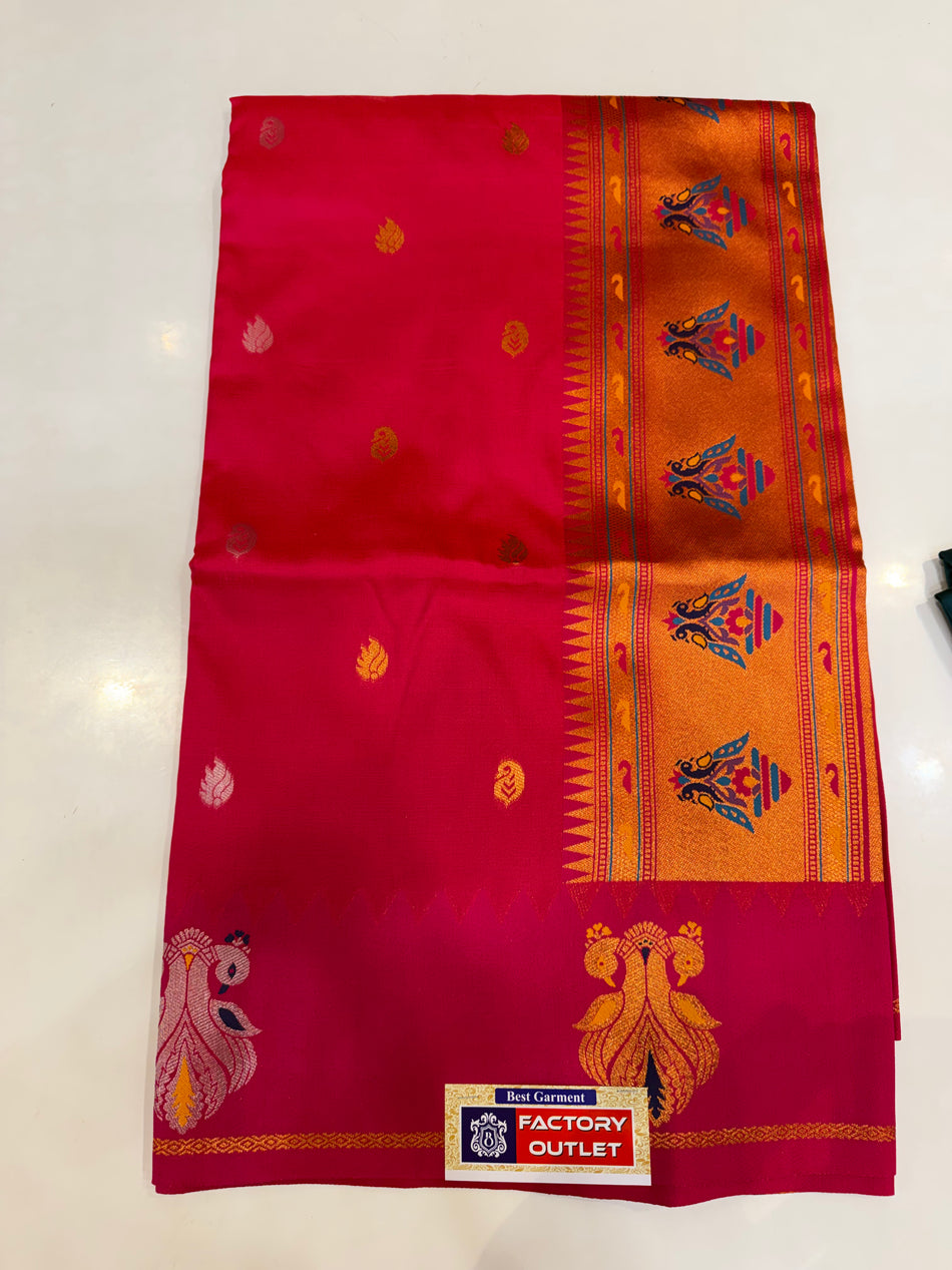 Hans Paithani (Rani Colour )