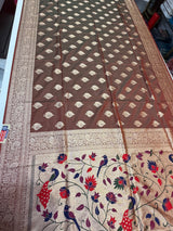 Online Paithani (Anjari Colour )