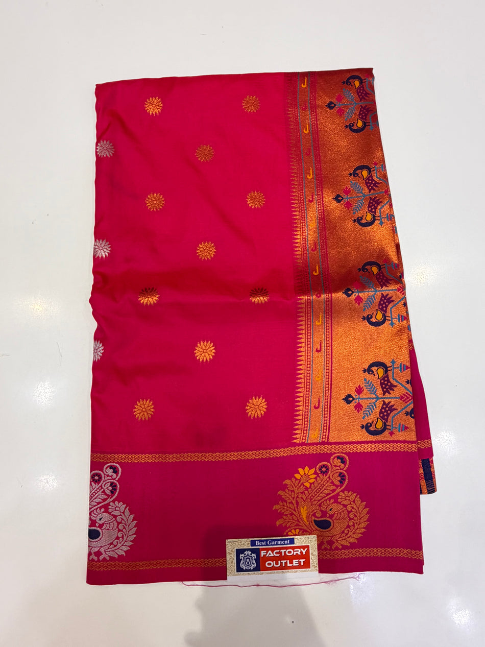Butti soft silk (499 rs Rani Colour