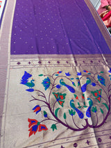 Paithani saree ( purple colour )