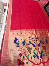 Paithani saree (Rani Colour )