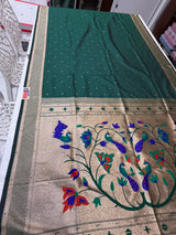 Paithani saree ( green colour)