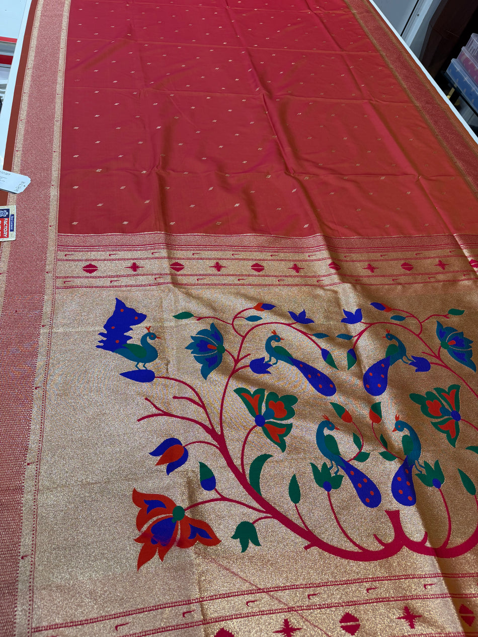 Paithani saree( Gagri colour )