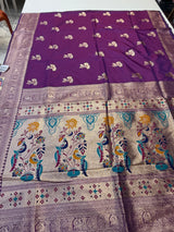 Flower soft silk ( purple colour )