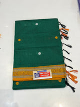 Irkal Jijmata saree (green colour )