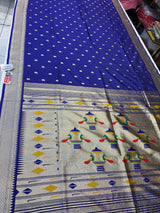 More Paithani (royal blue colour )