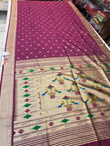 More Paithani (mooron colour )