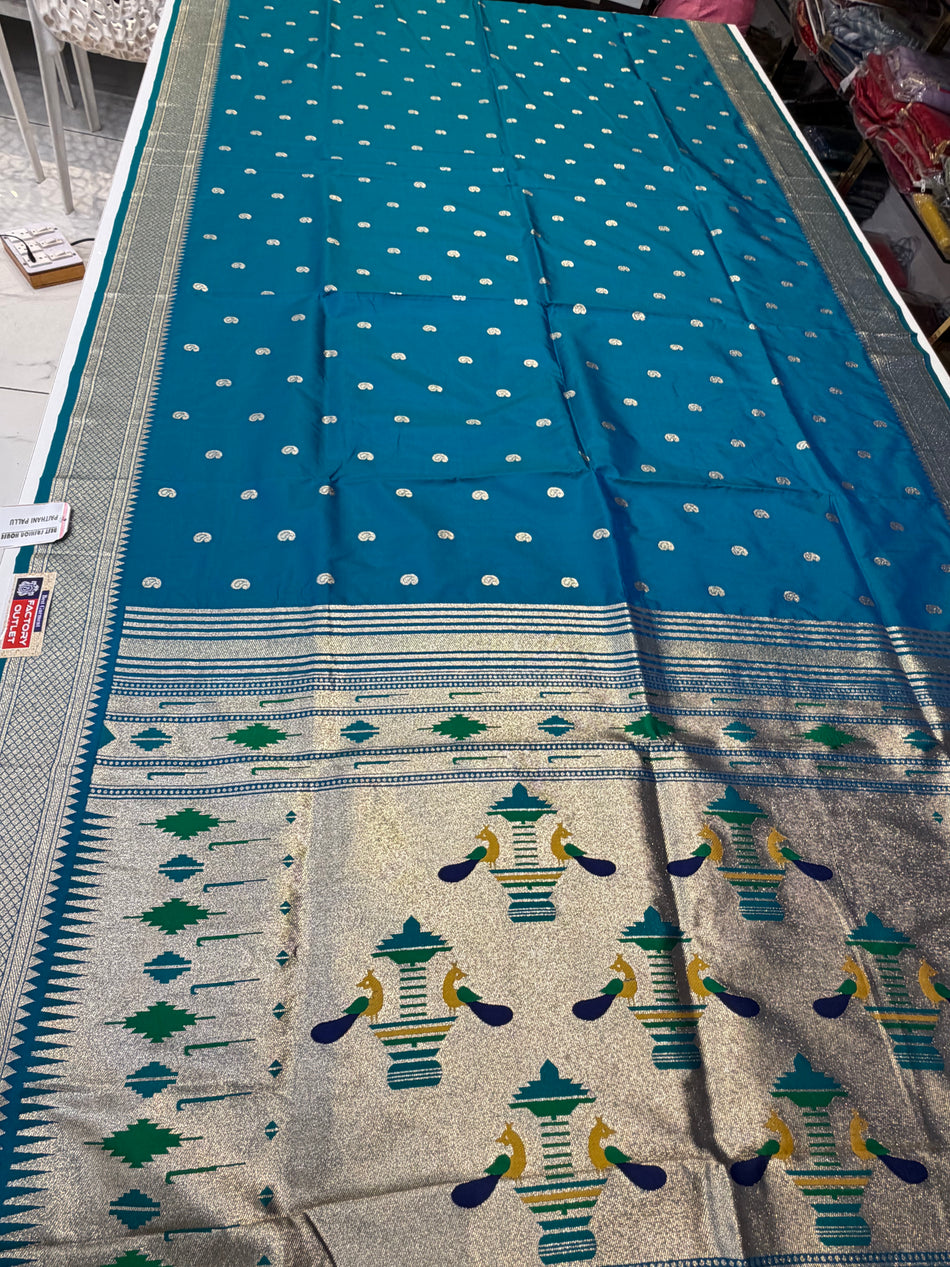 More Paithani (chintamani colour )