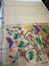 Jamdani cotton saree ( moti colour )