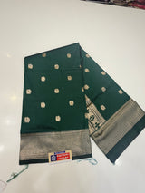 Soft Paithani (green colour )