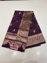 Border more Paithani (wine colour)