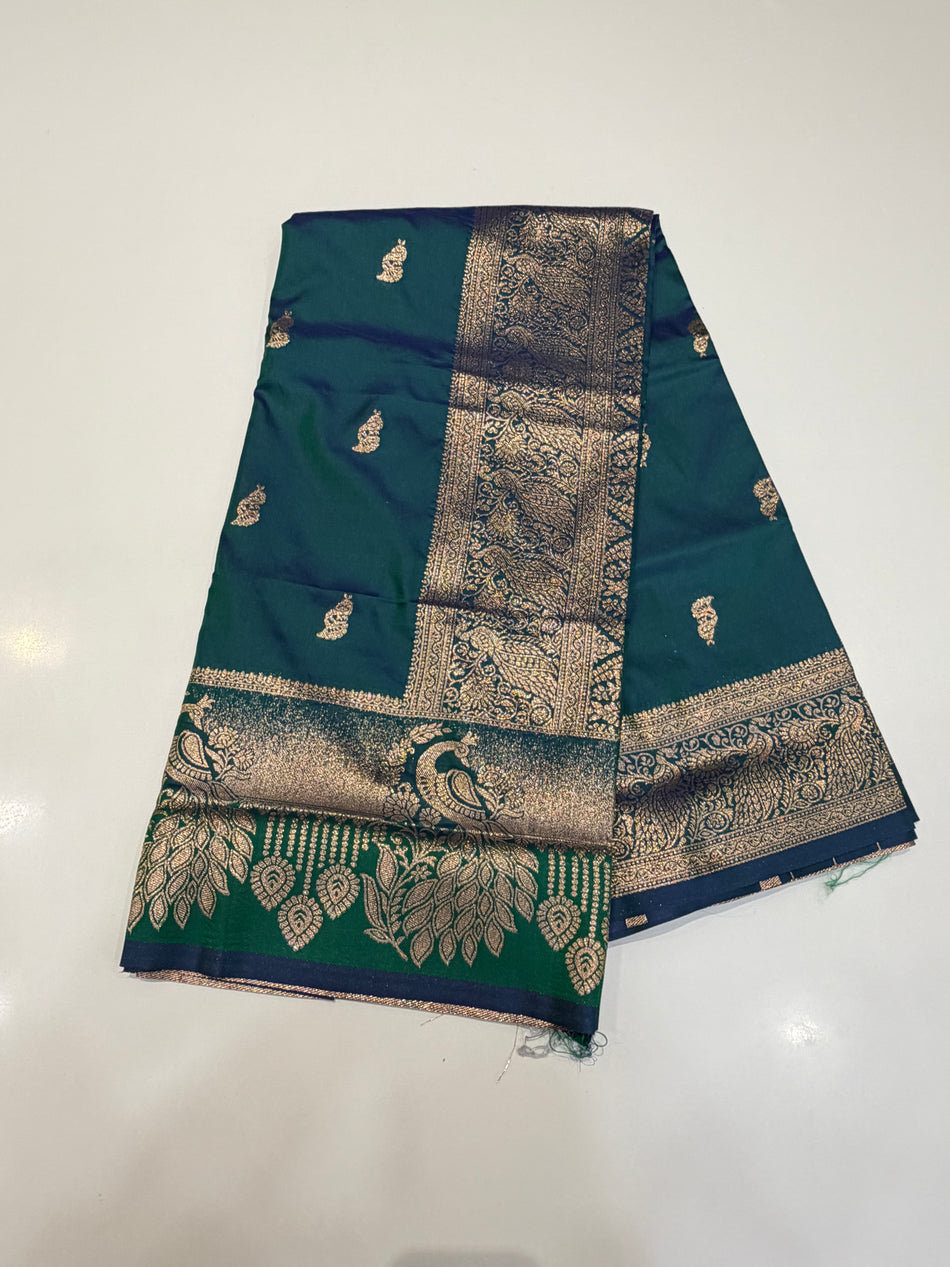Border more Paithani (Rama colour )
