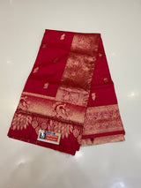 Border more Paithani (Rani colour)