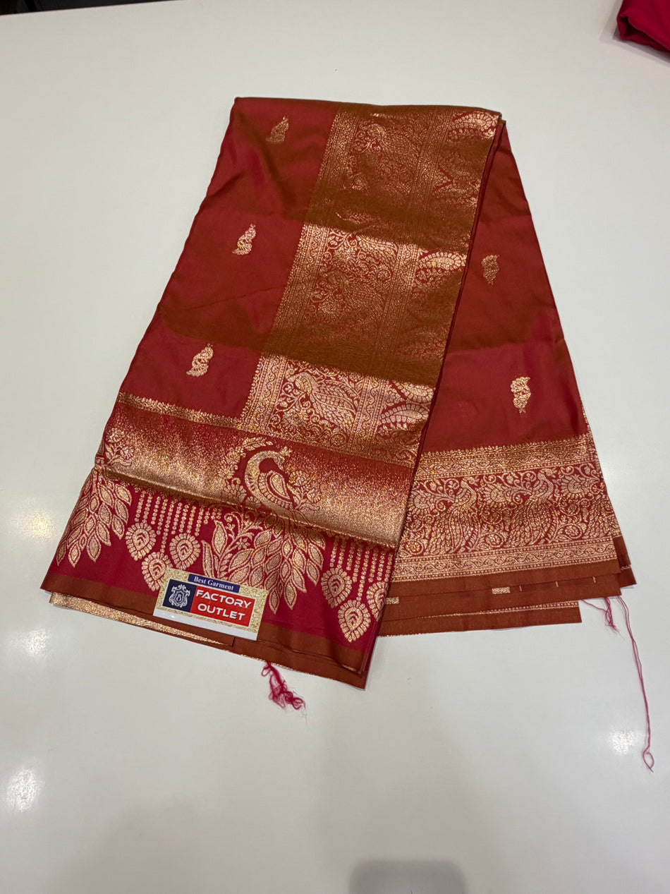 Border more Paithani (firta orange )