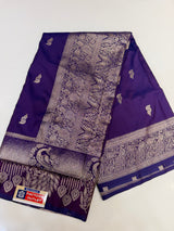 Border Paithani (purple colour )