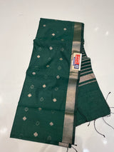 Mahashwari handloom (green colour )