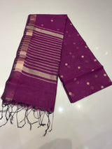 Mahashwari handloom (purple colour )