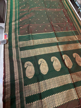 Soft silk Narayan peth (Anjari Colour )