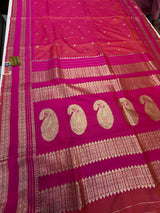 Soft silk Narayan peth (firta orange colour )