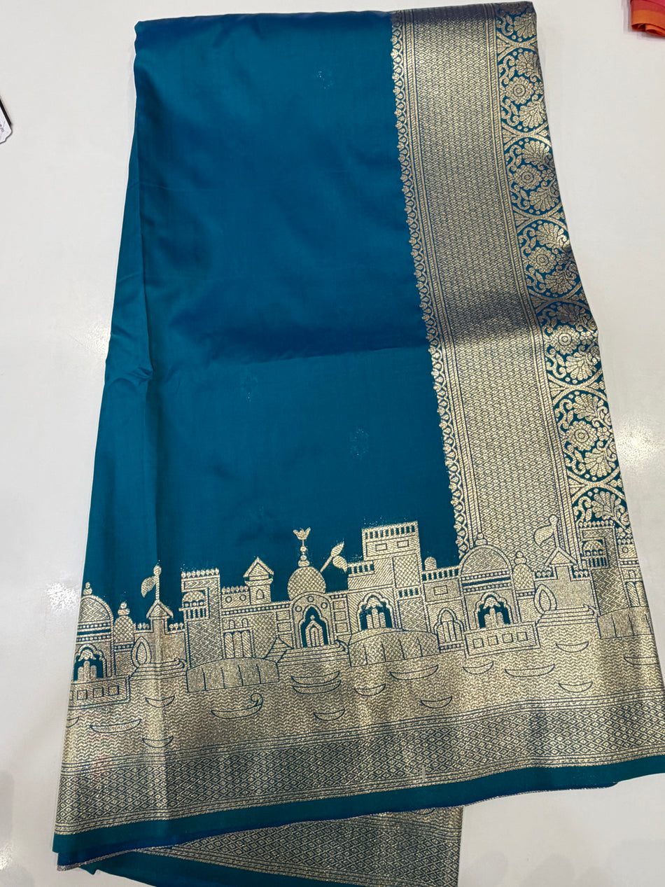 Banarasi ghat (morepanki colour)
