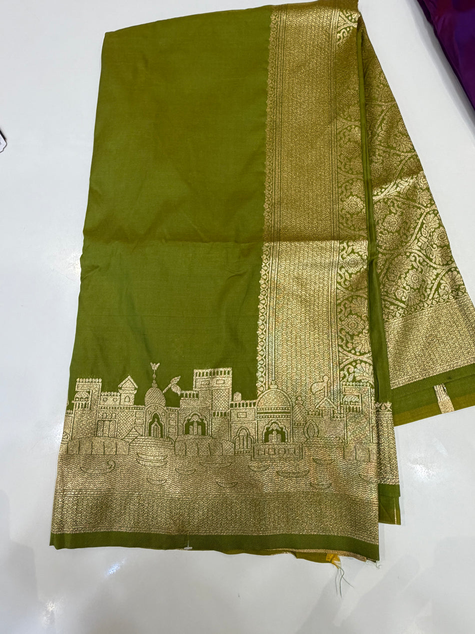 Banarasi ghat (popti /parrot colour )