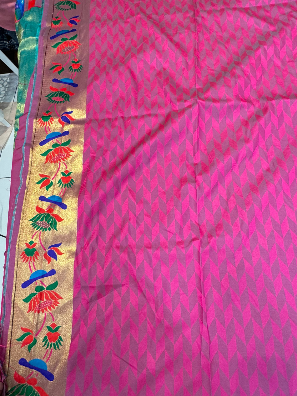 South Indian lotus tissue (pista colour )