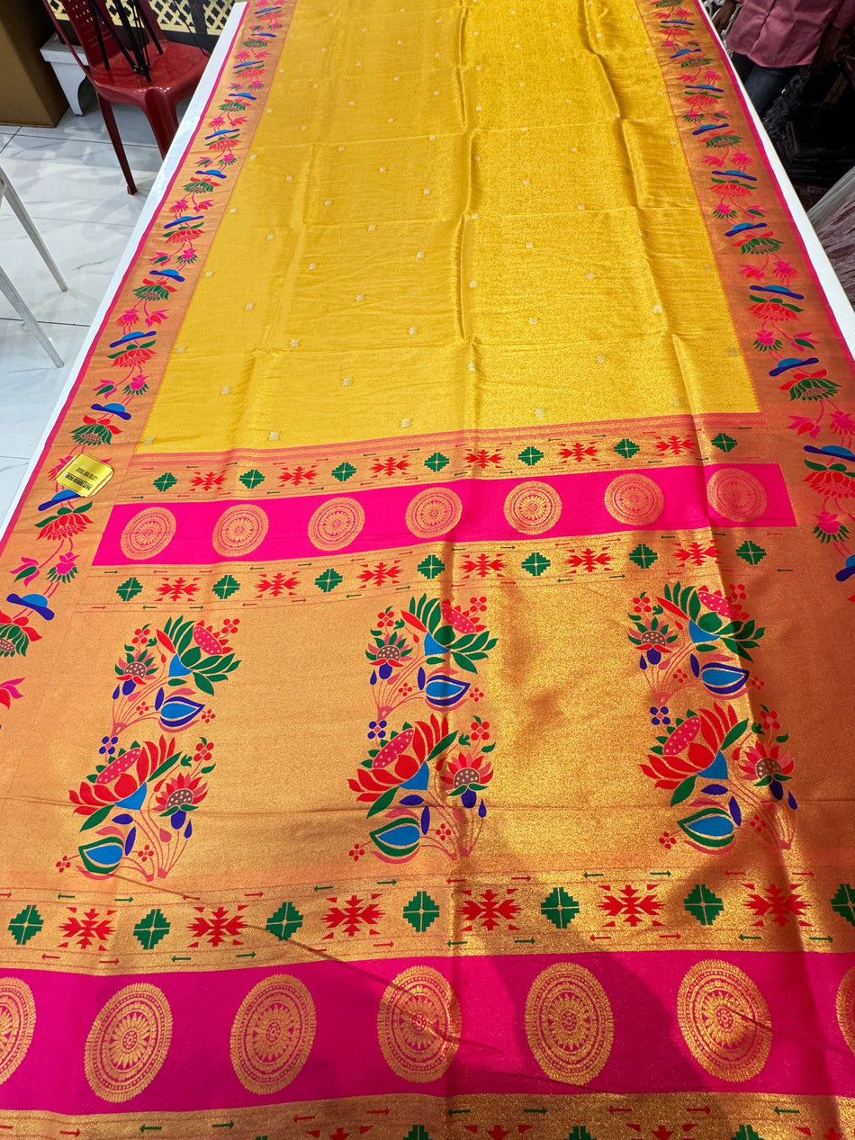 South Indian lotus tissue ( golden colour )